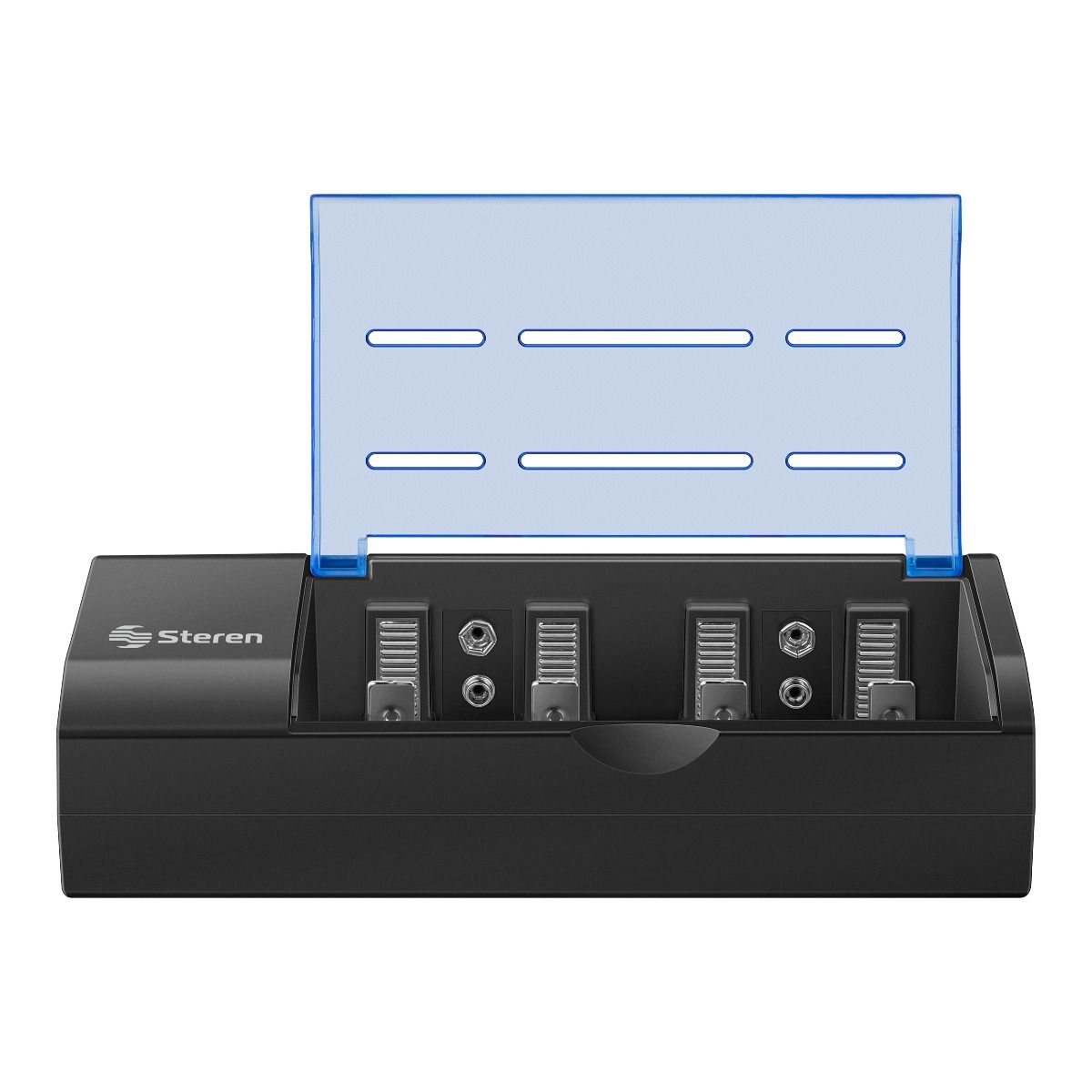 Cargador de pilas AA, AAA, C, D y 9V (no incluye pila