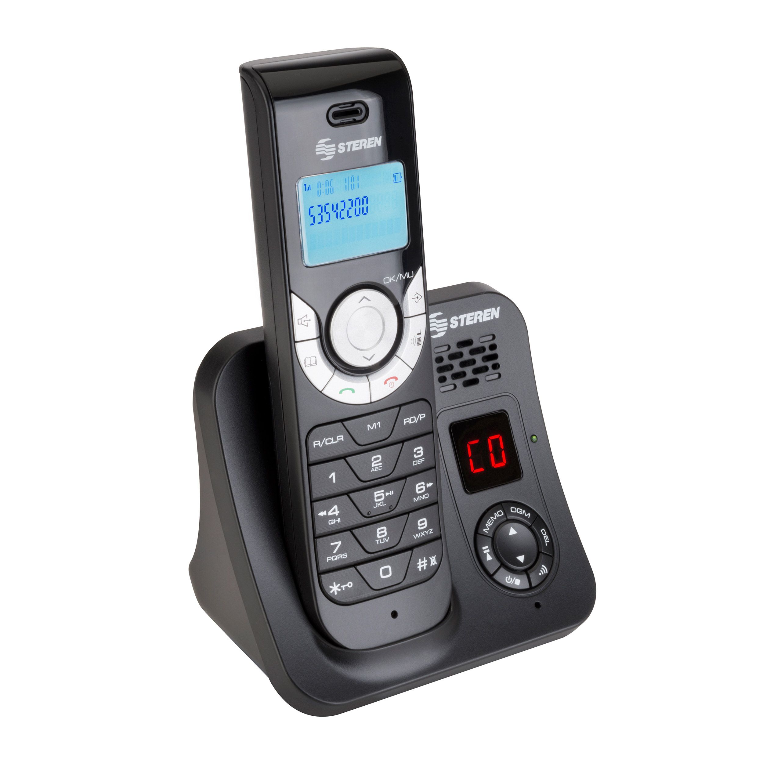Telefono Inalambrico Con Identificador De Llamadas Altavoz Casa Oficina