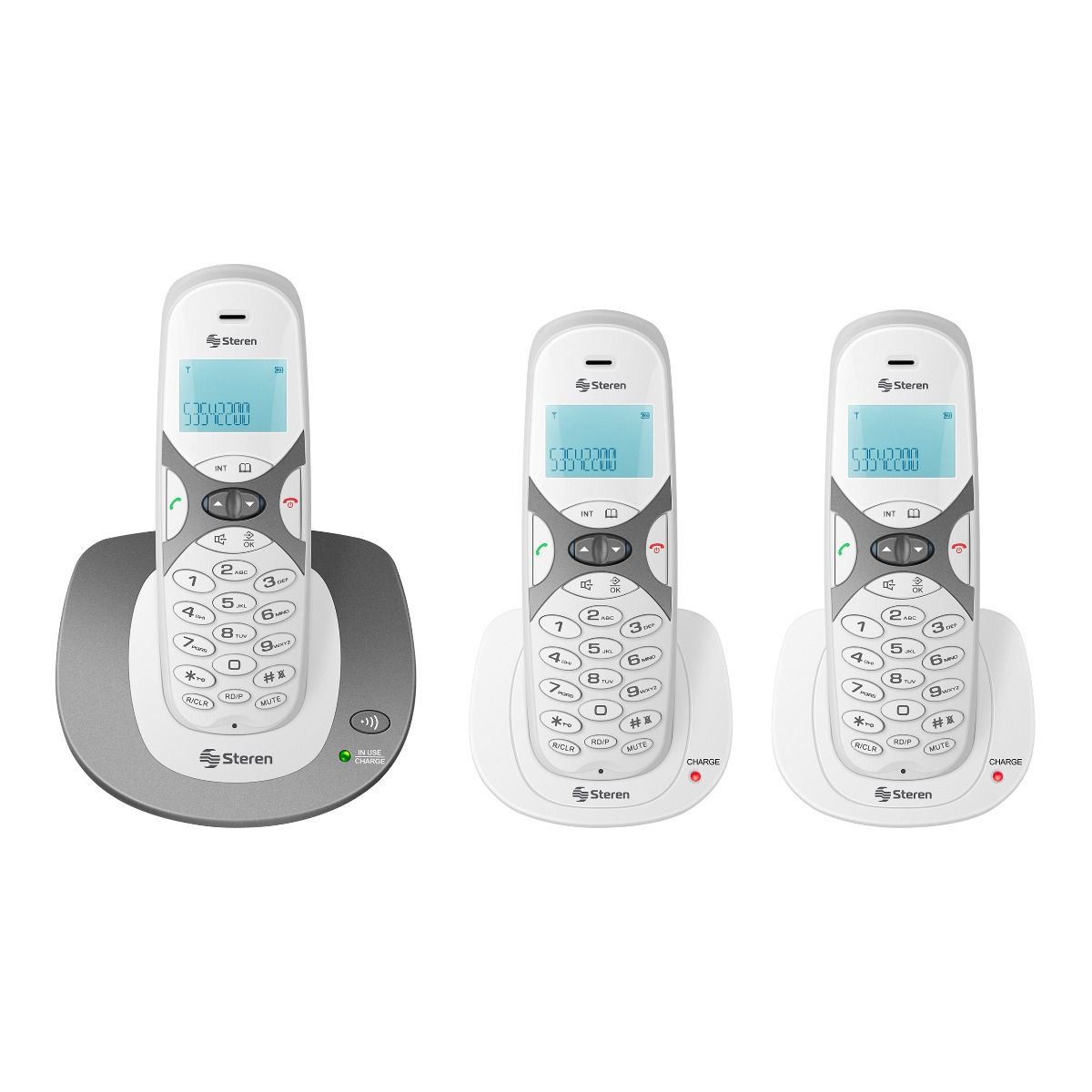 Teléfono inalámbrico DECT 6.0 con 2 extensiones, en Venta