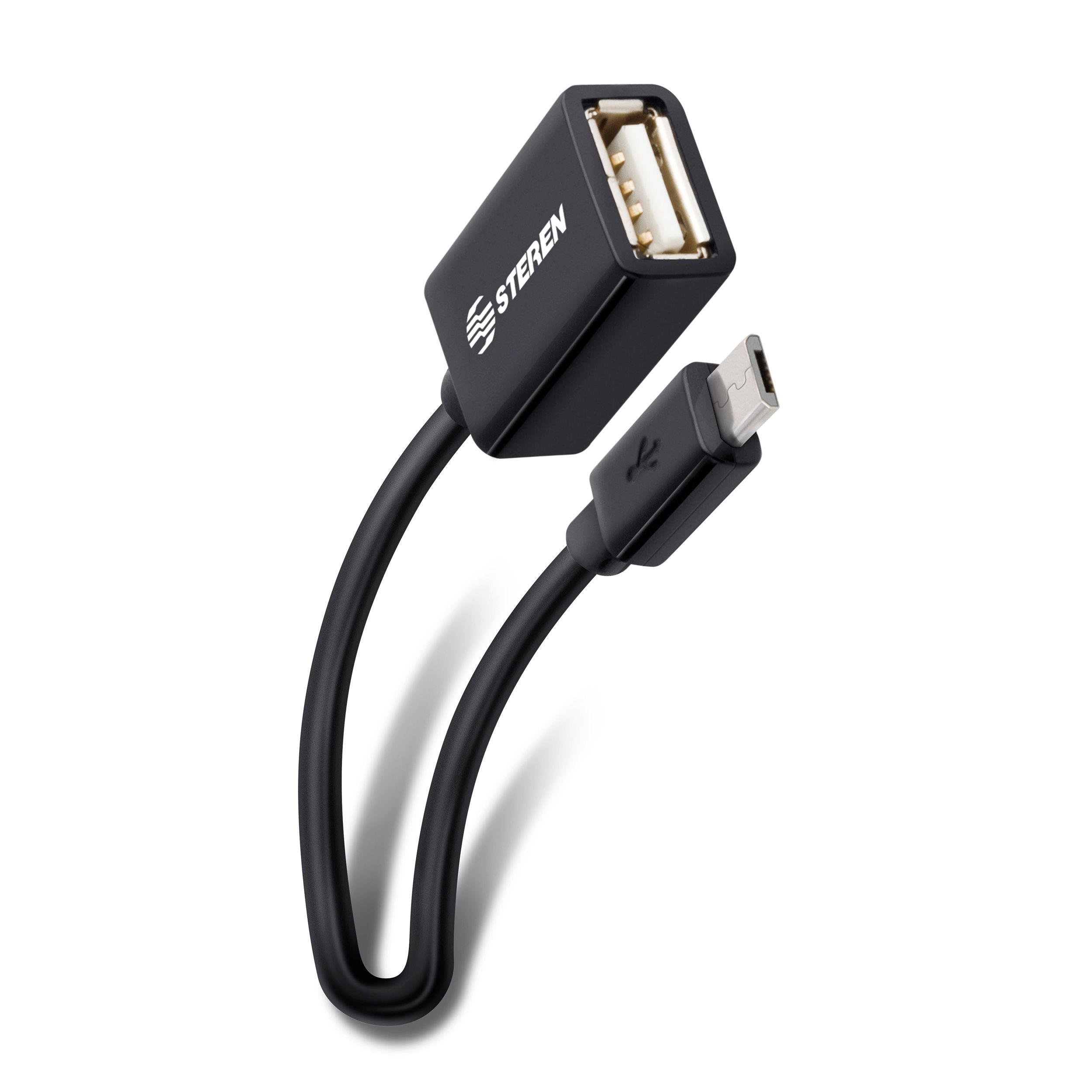 AuviPal Adaptador Micro USB a USB 2 en 1 (Cable OTG + Cable de