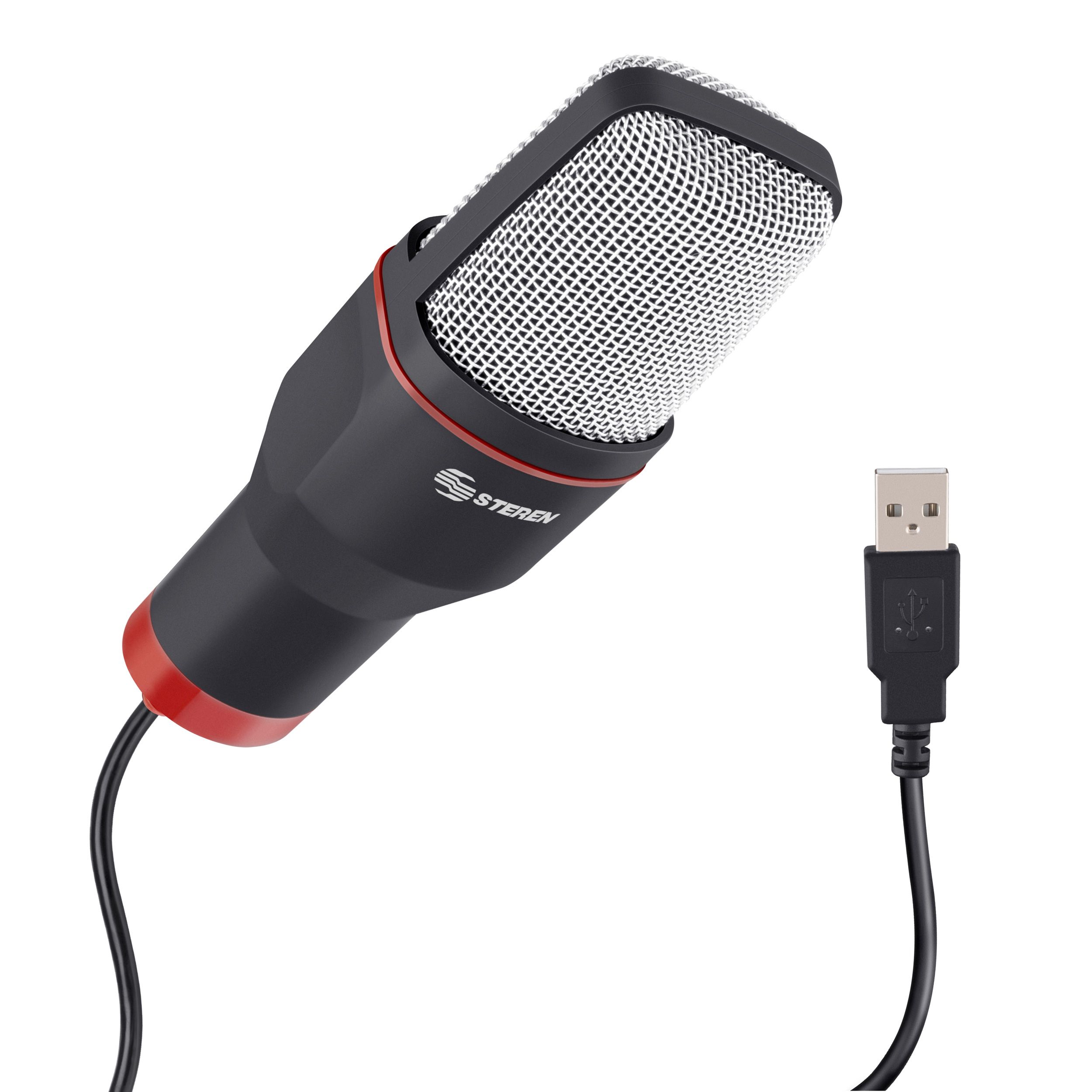  Micrófono de podcast para teléfono, micrófono USB