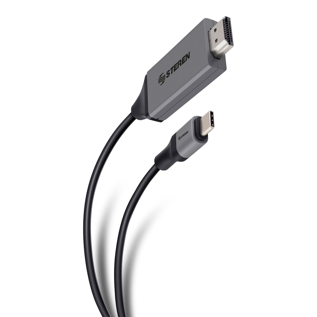 Adaptador USB-C a HDMI para conexión de móvil o tablet con TV