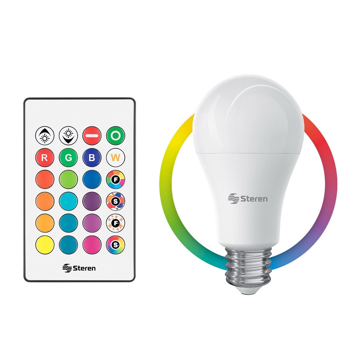 Foco Led control remoto de colores