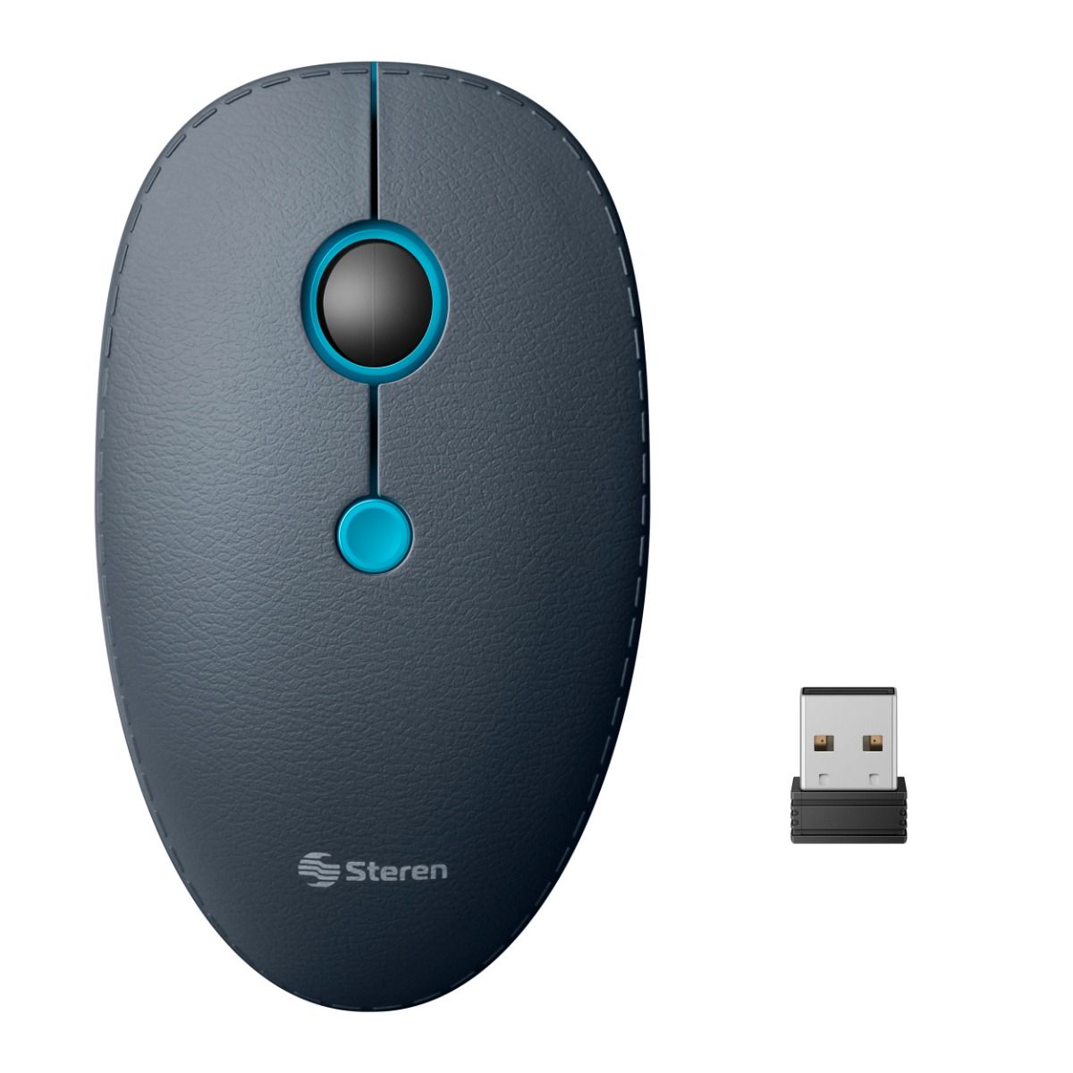 Mouse inalámbrico 800 1200 1600 DPI con acabado tip