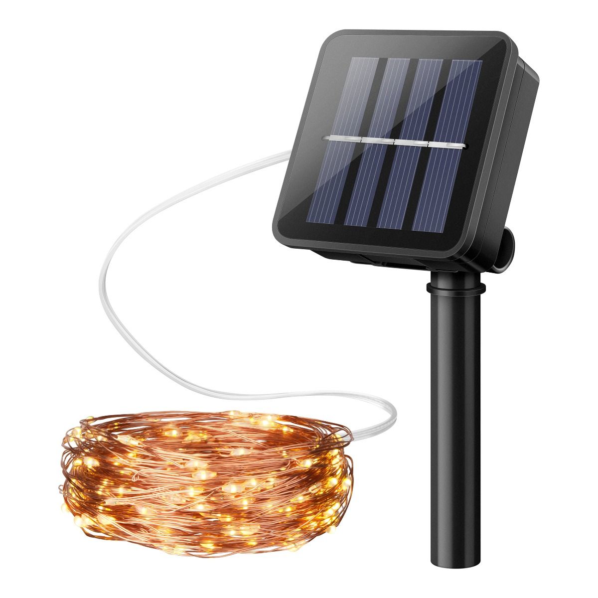 Foco Lampara Luz Led Recargable Solar USB Portatil Exterior