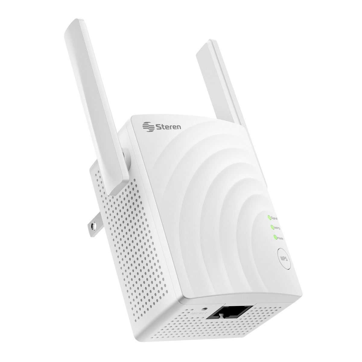 Repetidor Wi-Fi* 2,4 GHz (B/G/N), hasta 25 m de cobertura Steren COM-8200