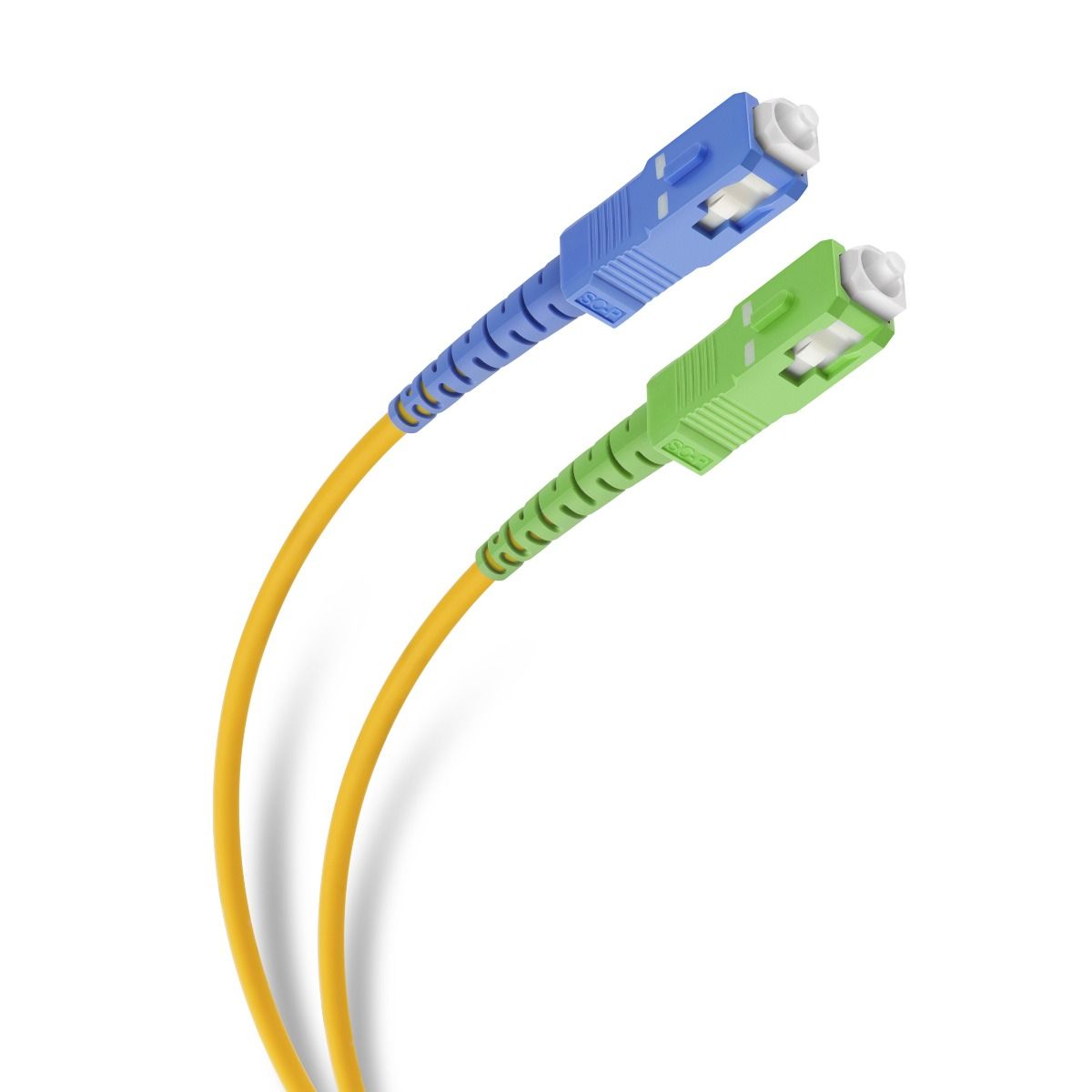 Cable de fibra óptica SC APC/ SC UPC, de 2 m, para acom