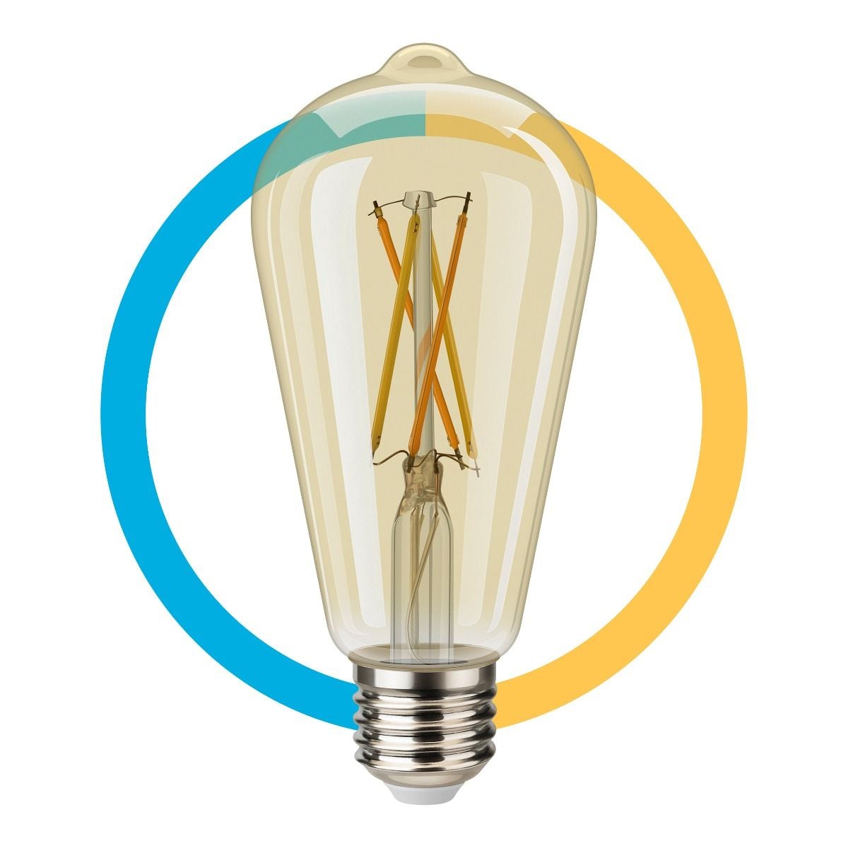 Steren Focos Alexa Amazon Dot Alexa Luz Amarilla Alexa De Color 