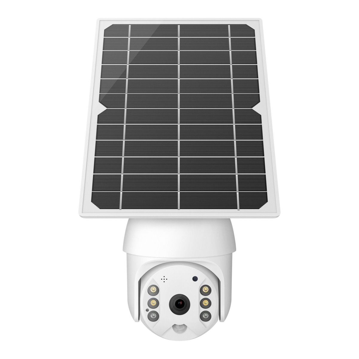 Foco Solar Led Tipo Cámara de Vigilancia