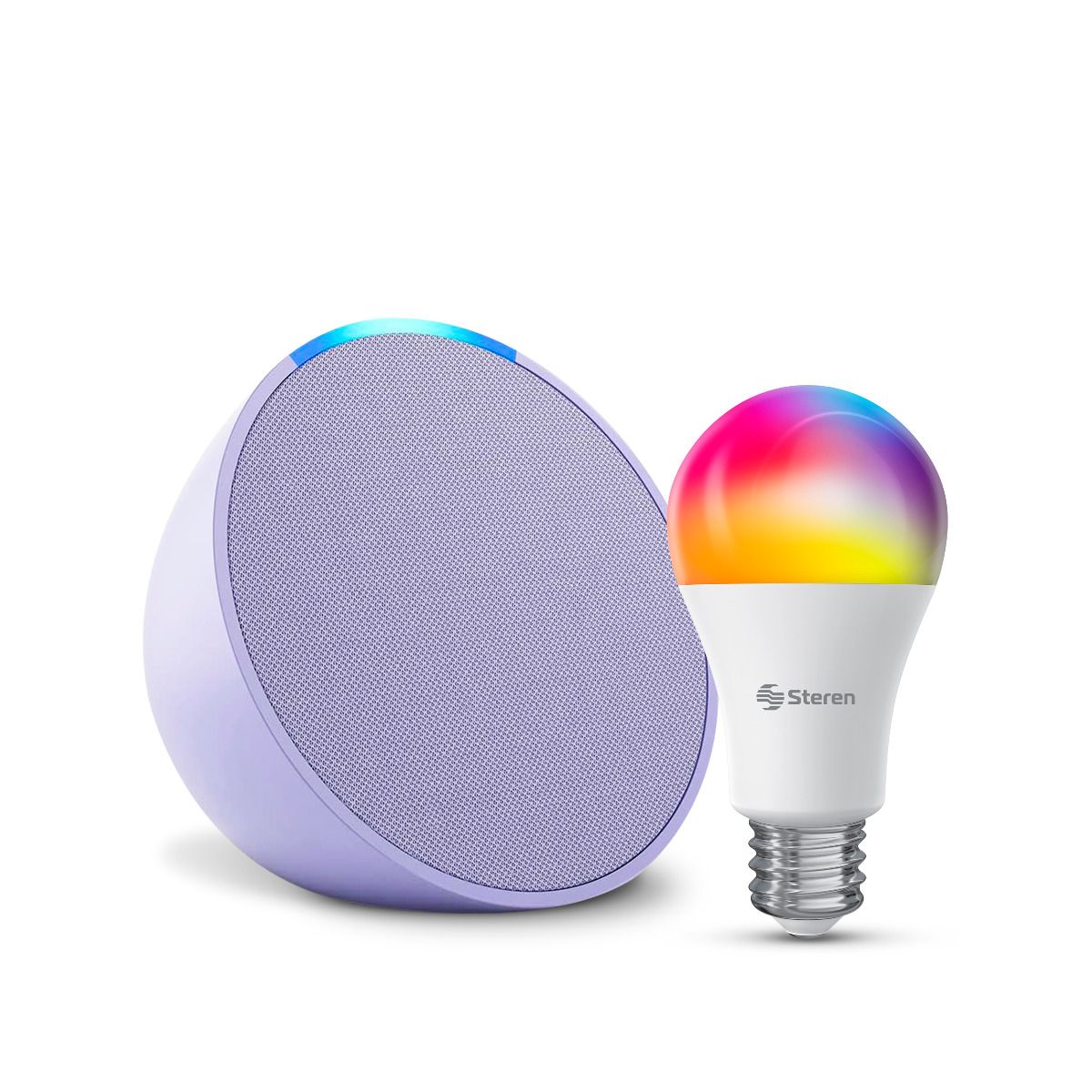 Bocina Inteligente Alexa Bocina Steren Voz El Aparato Alexa Bocina  Inteligente ECHO POP Con Alexa