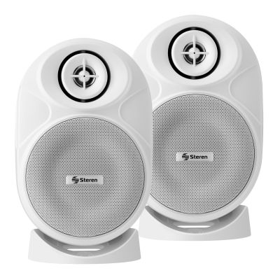 Juego de 2 bocinas de 2 vías 200 W PMPO c/u Steren Tien