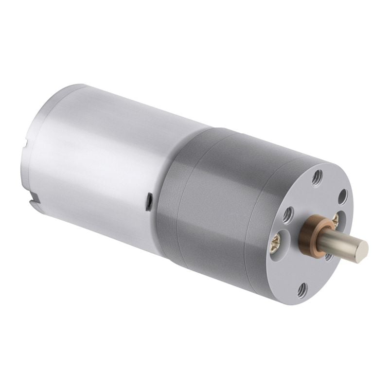 Motor reductor metálico con eje tipo D , 12 V
