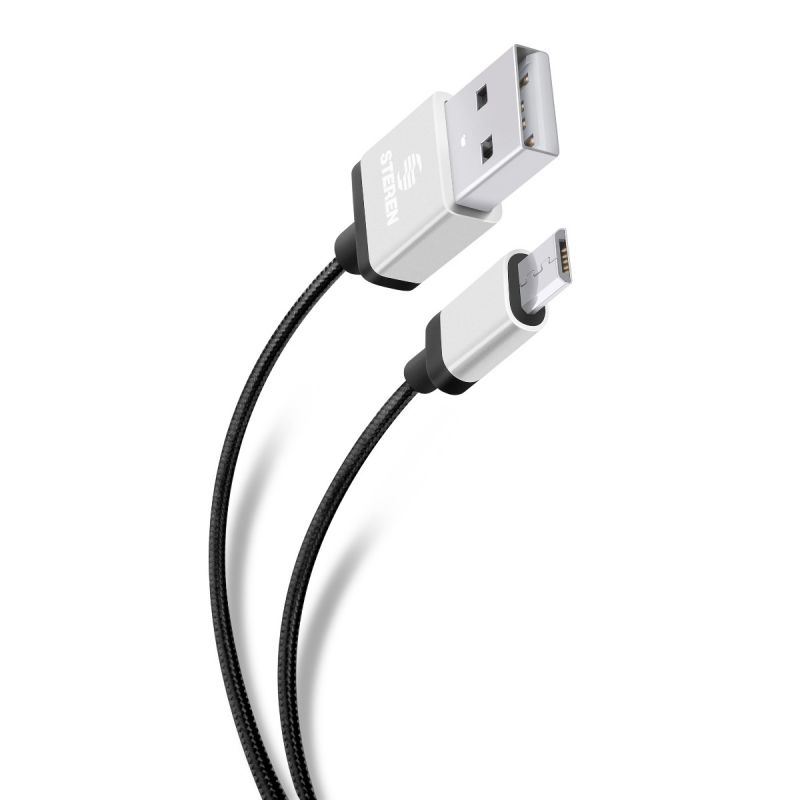 Cable USB a micro USB tipo cordon de 1 m