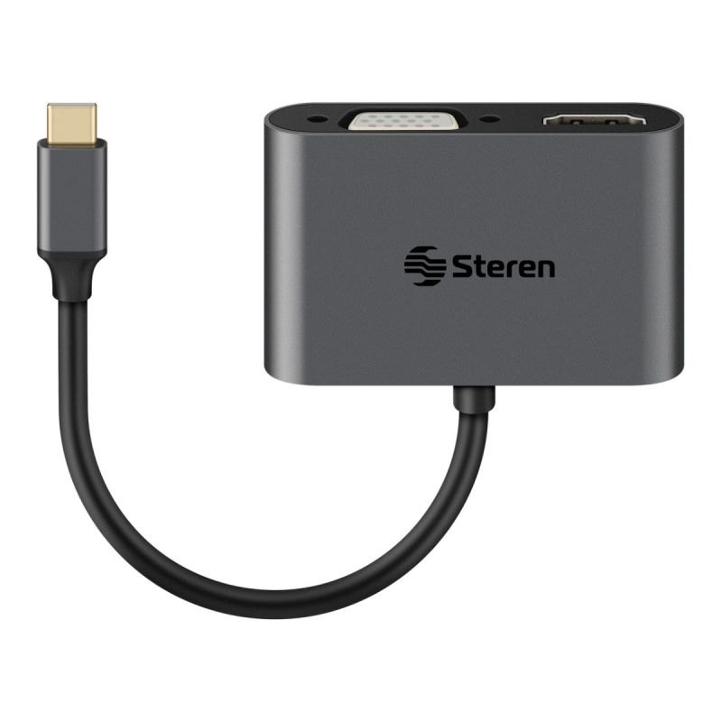 Steren Adaptador Usb Hdmi Vga Usb Convertidor De Rca A Hdmi Steren