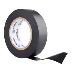 Velcro doble cara fino 20 mm x 25 mts Negra ACT - IBERTRONICS