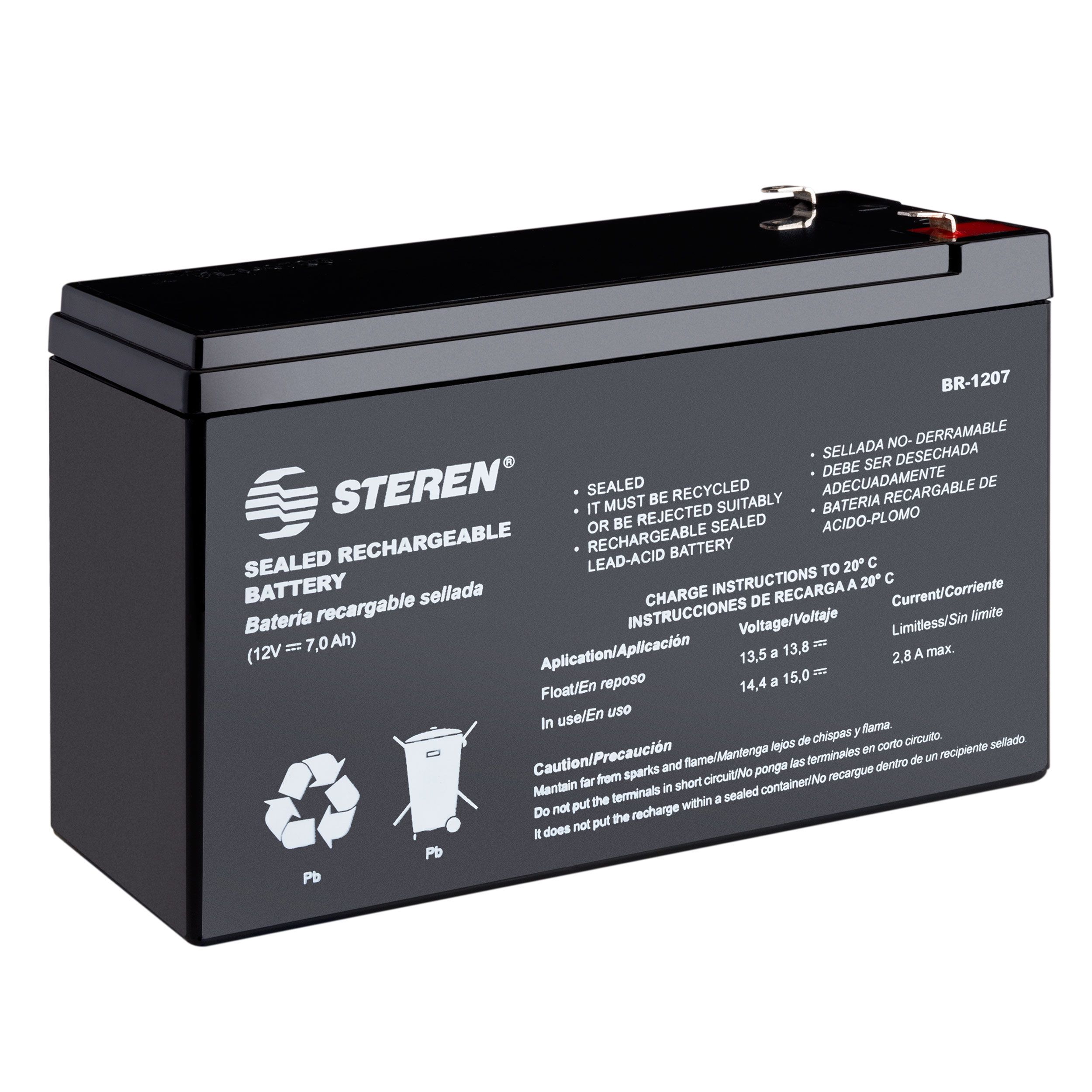 Bateria Recargable De Acido Plomo De 12 Volts En Venta Steren