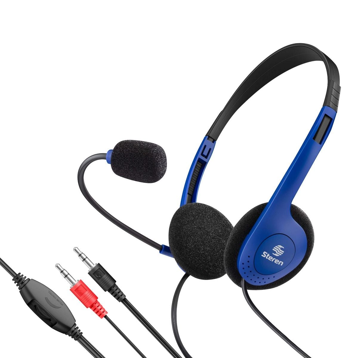 Audífonos multimedia doble plug 3,5 mm ultraligeros Ste
