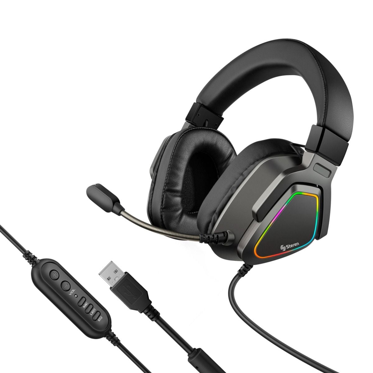 Audífonos Gamer USB 7.1 Canales con Ecualizador