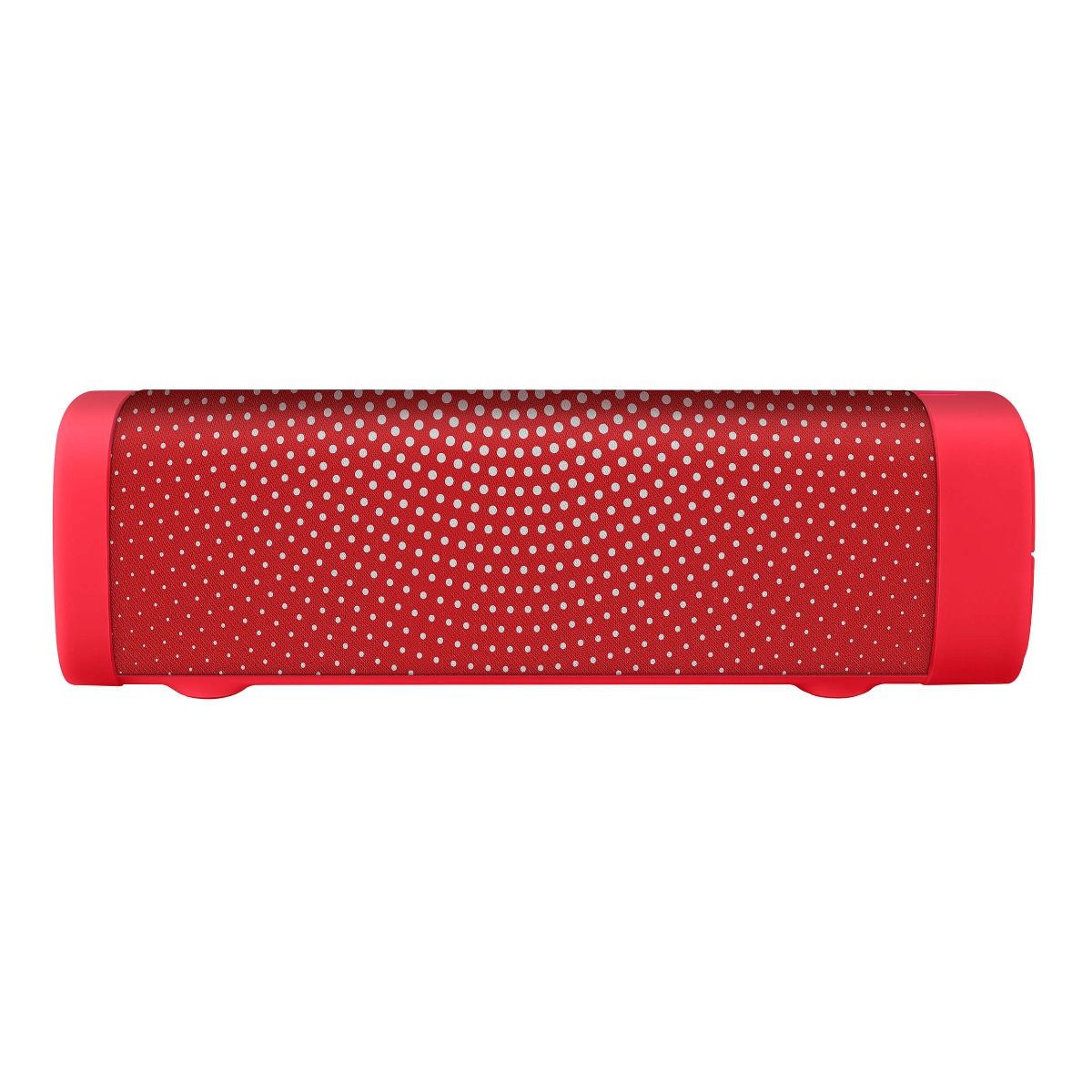 Bocina Bluetooth* mini SoundBar con acabado textil rojo