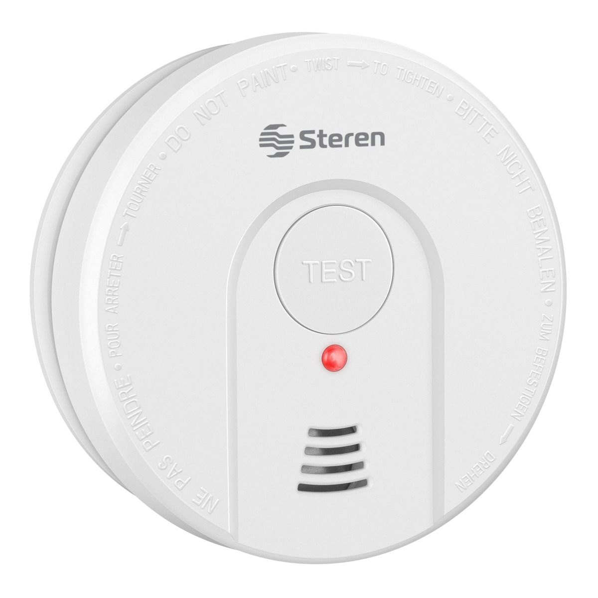 3 – Pack de 3 detectors ZEYUN Alarma de Humo/detector de humo con botón de silencio y batería recargable Din EN14604-85 dB Detector de Incendios fotoeléctrico Independiente para el hogar 