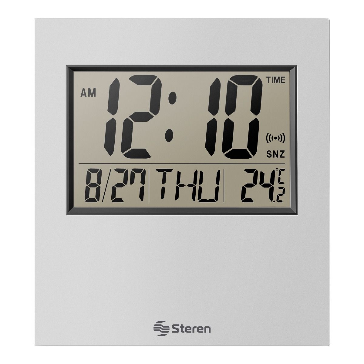 segmento Calumnia Anormal Reloj digital con alarma y termómetro