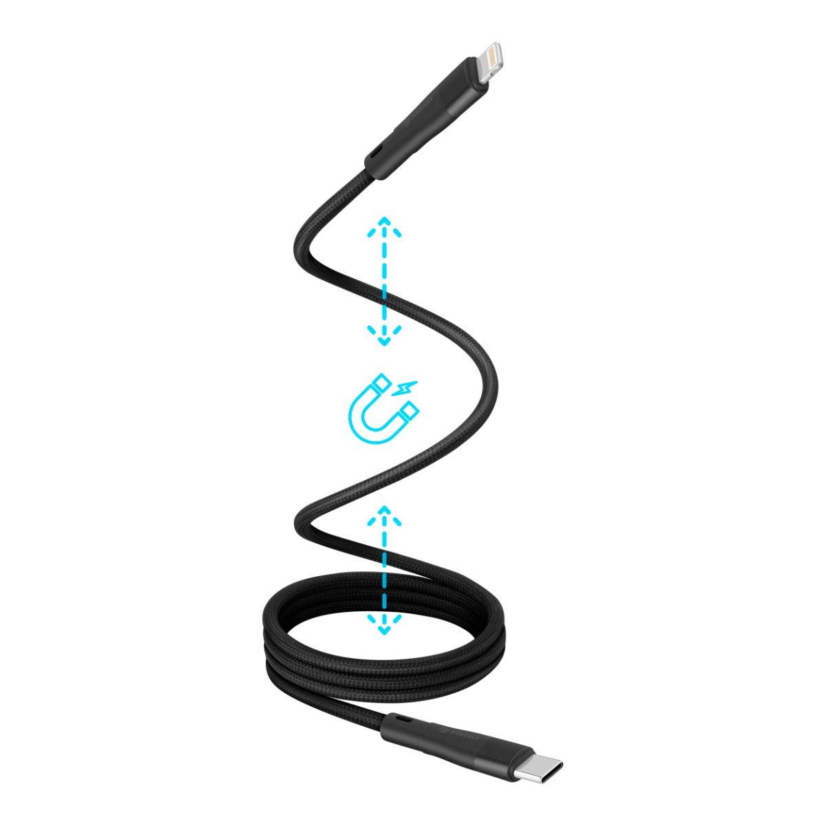 USB C a Lightning magnético tipo cordón de 1 m 18 W