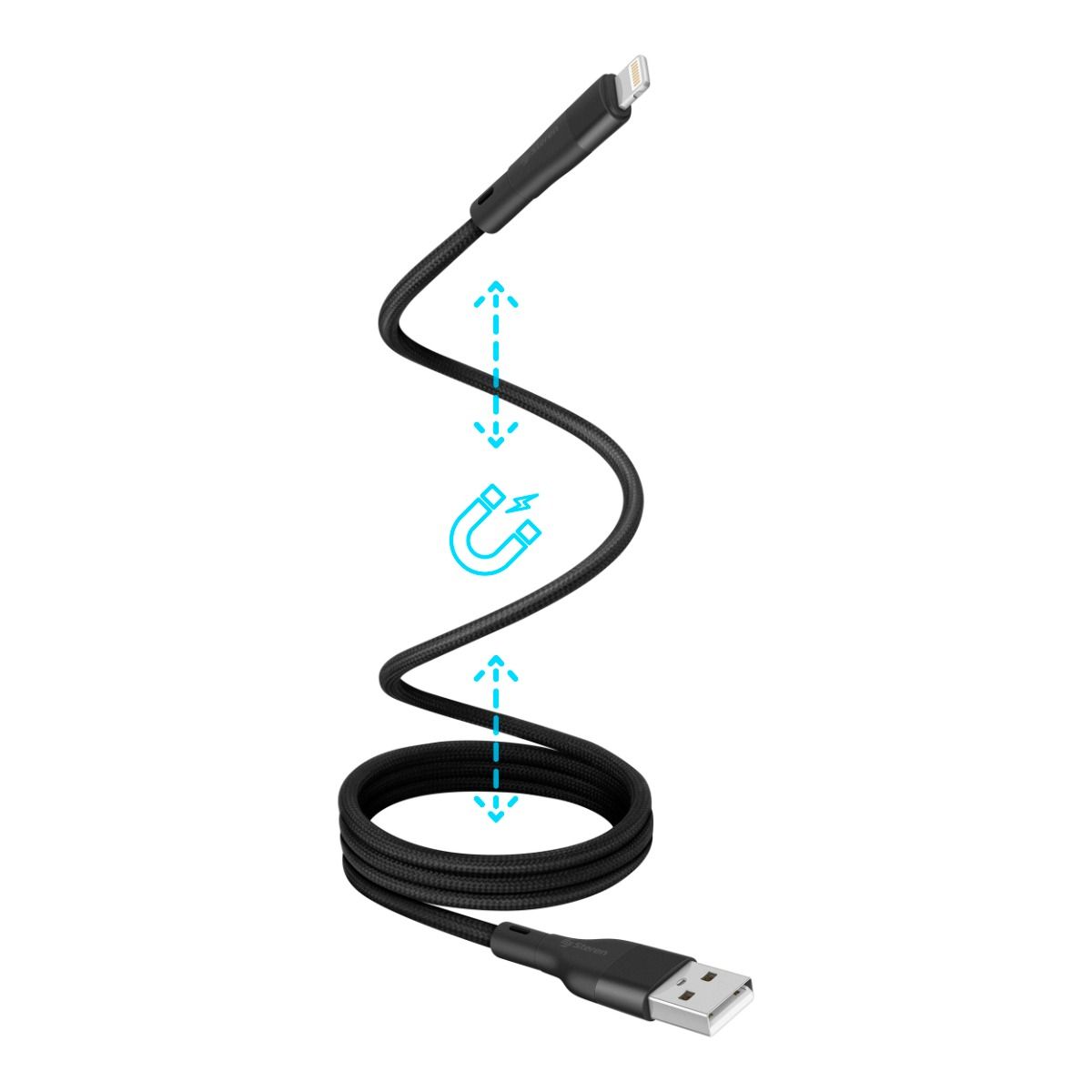 USB a Lightning magnético tipo cordón de 1 m 12 W