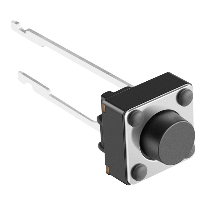 Micro switch de push con 2 terminales larga y vástago c