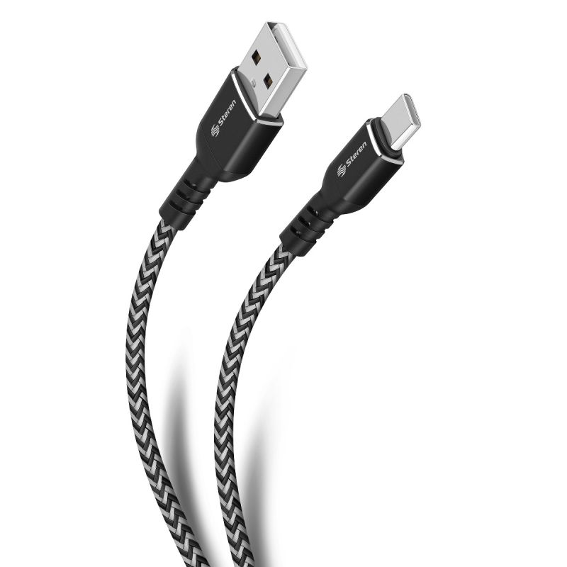 Cable USB a USB C tipo cordón de 1,9 m Steren Tienda en
