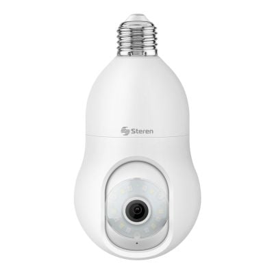 Cámara de seguridad Wi-Fi* 3 Mpx robotizada con seguidor de movimiento para socket