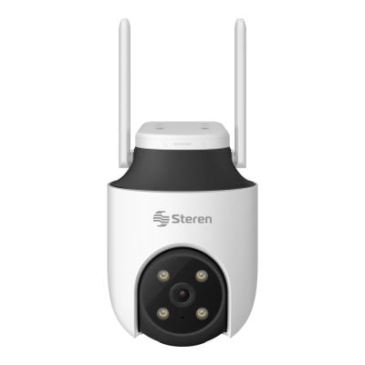 Cámara de seguridad Wi-Fi* 6 / Ethernet 8 Mpx robotizada con seguidor de movimiento para exterior, doble banda