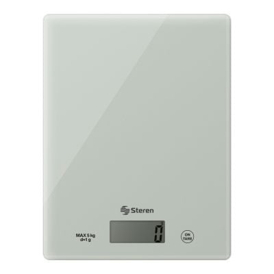 Báscula digital gramera, hasta 5 kg, rectangular