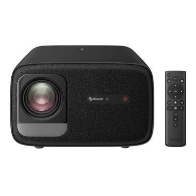 Proyector multimedia Home Theater Full HD de 1100 ANSI lm con función espejo, Bluetooth*, ajuste automático de enfoque y trapecio