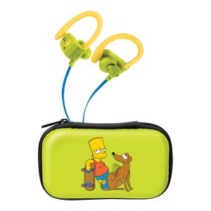 Audífonos Bluetooth* Sport Free con cable plano The Simpsons™-BartMascota