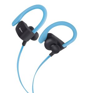 Audífonos Bluetooth* Sport Free con cable plano color azul