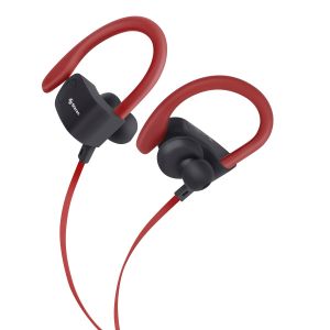 Audífonos Bluetooth* Sport Free con cable plano color rojo