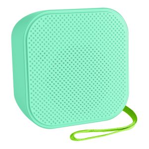 Mini bocina Bluetooth* con reproductor microSD color verde