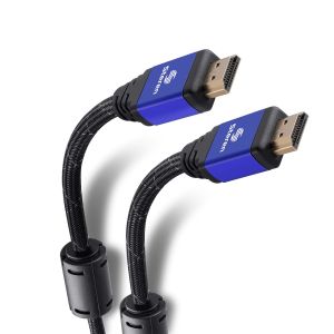 Cable Elite HDMI 4K con filtros de ferrita, 7.2 m color azul