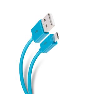 Cable USB a micro USB, de 1,8 m -AZUL
