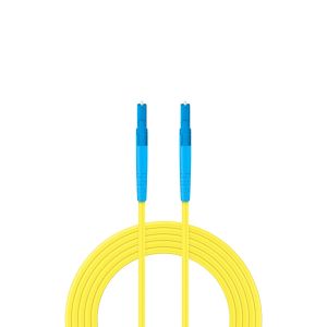 Jumper de FO simplex SM (OS2) cable tipo Riser de 2 mm, LC/UPC a LC/UPC de 3 m