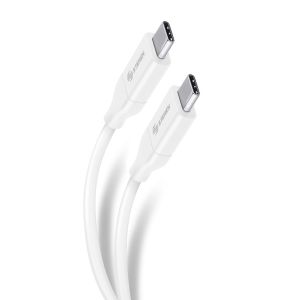 Cable USB C de 2 m color blanco