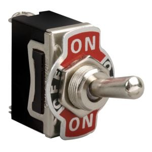 Switch de palanca 1 polo, 2 tiros, 3 posiciones, 15 Amperes