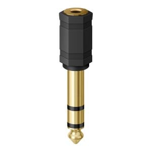 Adaptador elite de jack 3,5 mm a plug 6,3 mm, estéreo