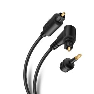 CABLE DE AUDIO TEATRO EN CASA (SISTEMA 5.1), 3 JACK(3.5mm) x 1 PLUGTRS (3.5