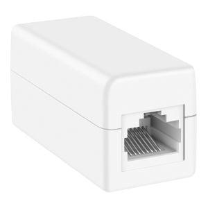 Cople cruzado (crossover) jack a jack RJ45 de 8 contactos CAT 5e, tipo Keystone