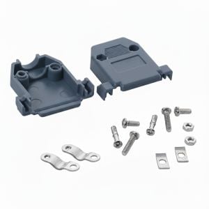 Cubierta de plástico (Concha), para conector DB15