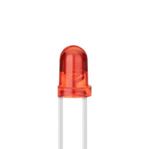 LED de 3 mm, color rojo claro