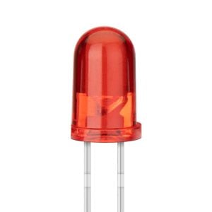 LED de 5 mm, color rojo claro