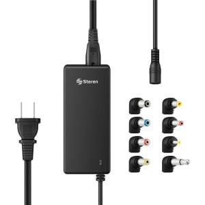 Eliminador regulado de 24 Vcc, 2 A con puntas intercambiables