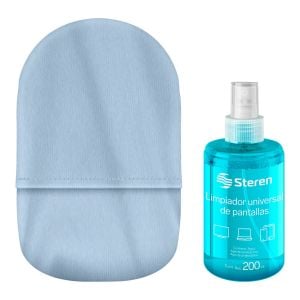Kit limpiador universal para pantallas, 200 ml con guante